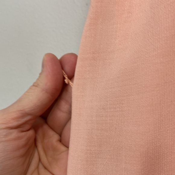 Loft Flounce Halter Midi Dress Large peach costal sunset - Picture 5 of 12